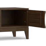Harper - Low TV Media Stand - Walnut Brown - Furniture Home Direct