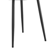 Dining Set With 8 Upholstered Chairs And Wood Table Gray - Furniture Home Direct