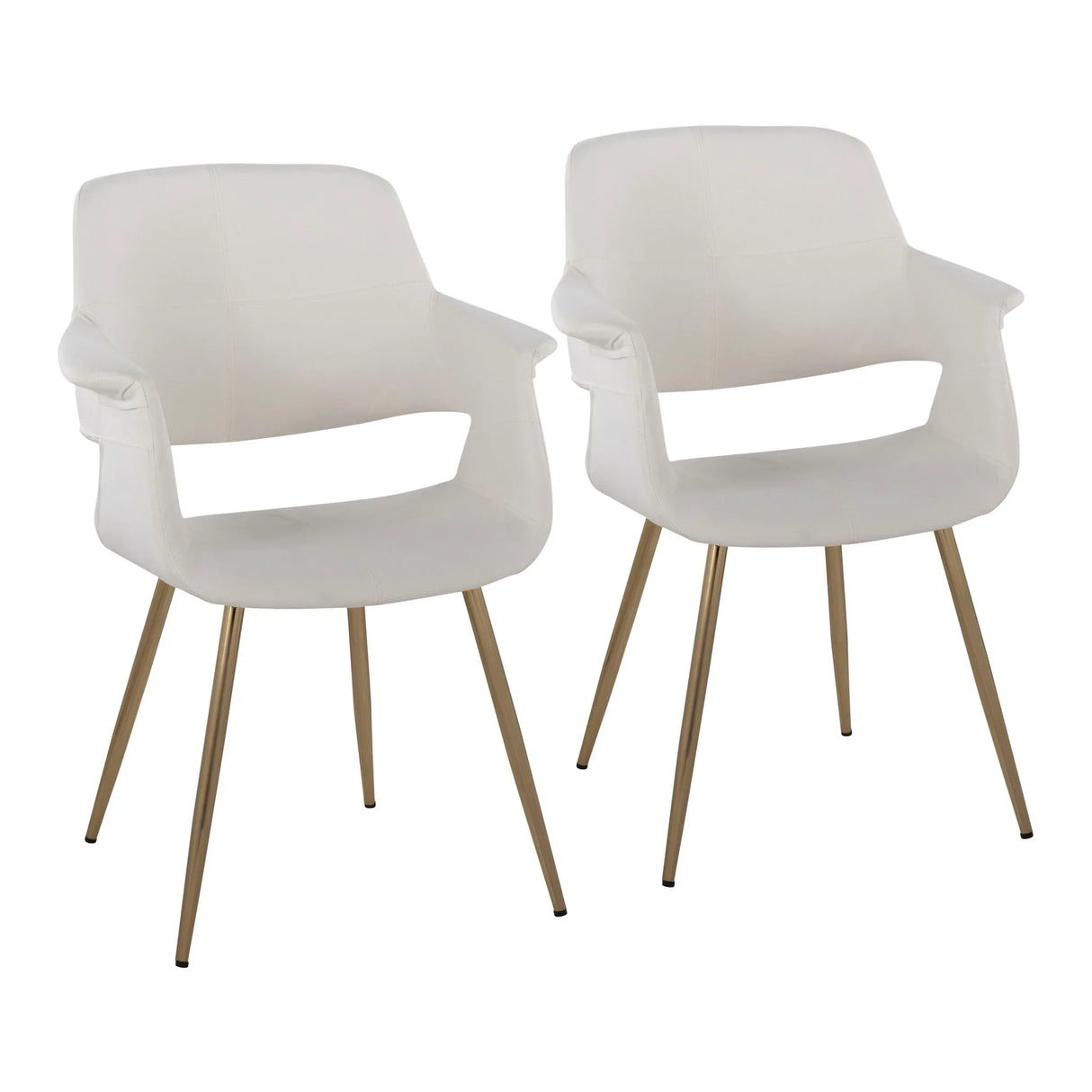 Vintage Flair - Glam / Art Deco, Chair (Set of 2) - Furniture Home Direct