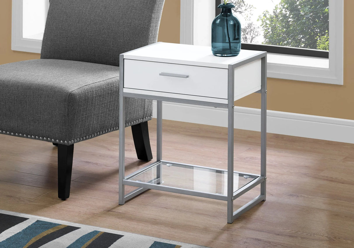 Versatile Accent Side Table, Storage Drawer - Furniture Home Direct