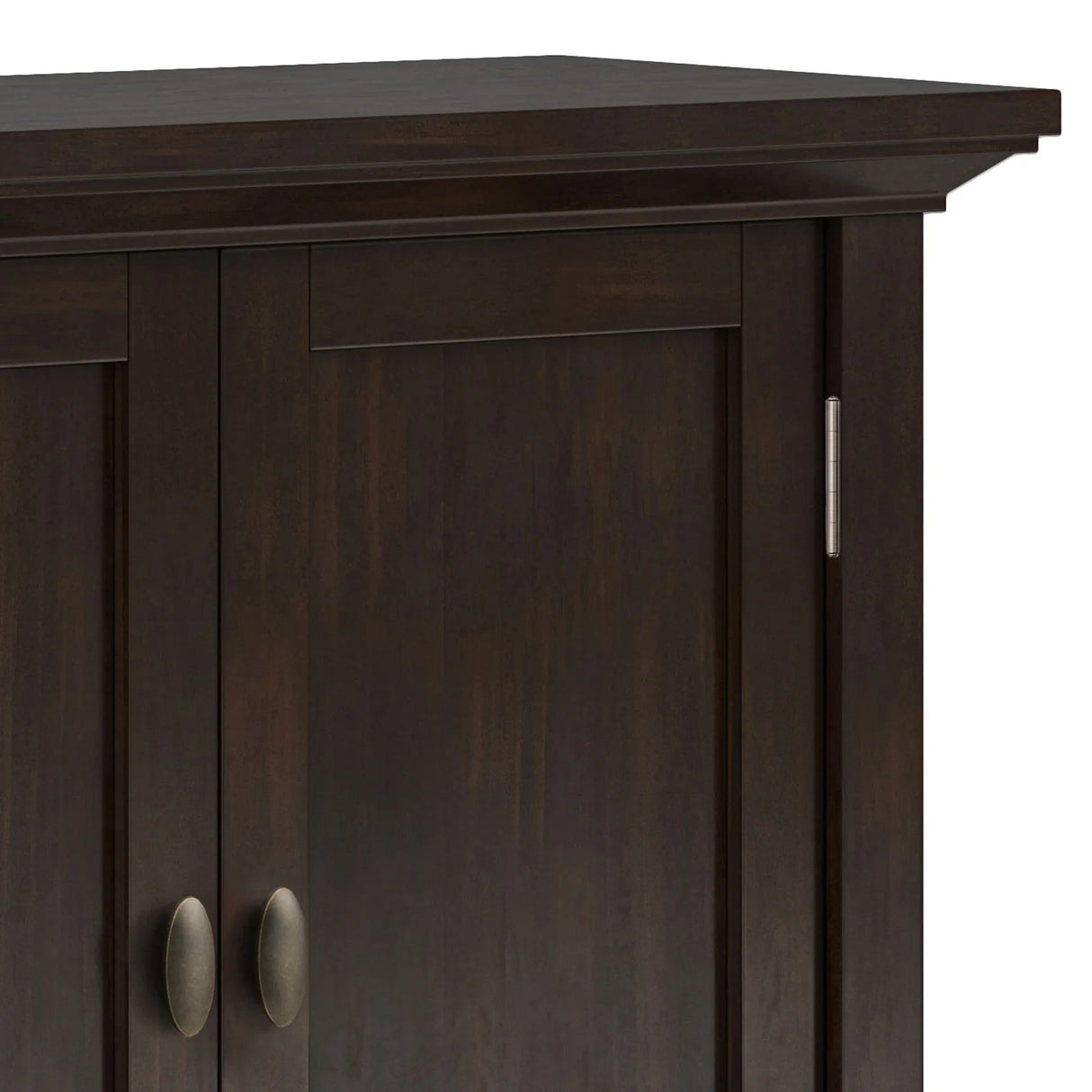 Redmond - Low Storage Cabinet - Brunette Brown - Furniture Home Direct
