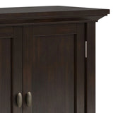 Redmond - Low Storage Cabinet - Brunette Brown - Furniture Home Direct