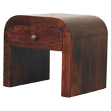 Mini Darcy - Nightstand With Curved Edges - Furniture Home Direct