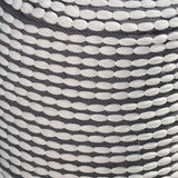 River - Handcrafted Cylindrical Pouf Water Resistant Fabric - Furniture Home Direct