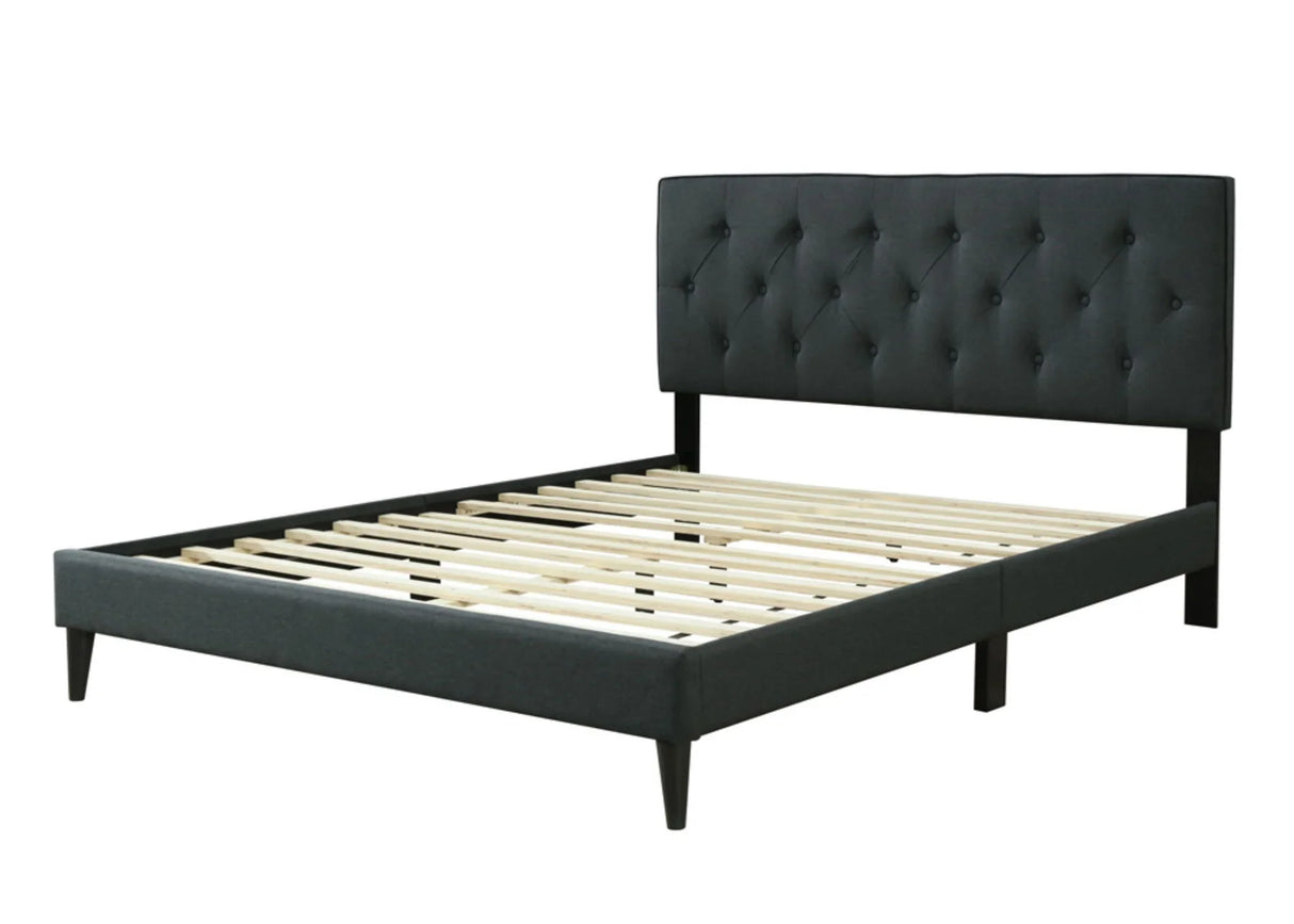 Channel Bed With USB, Elegant Design - Furniture Home Direct