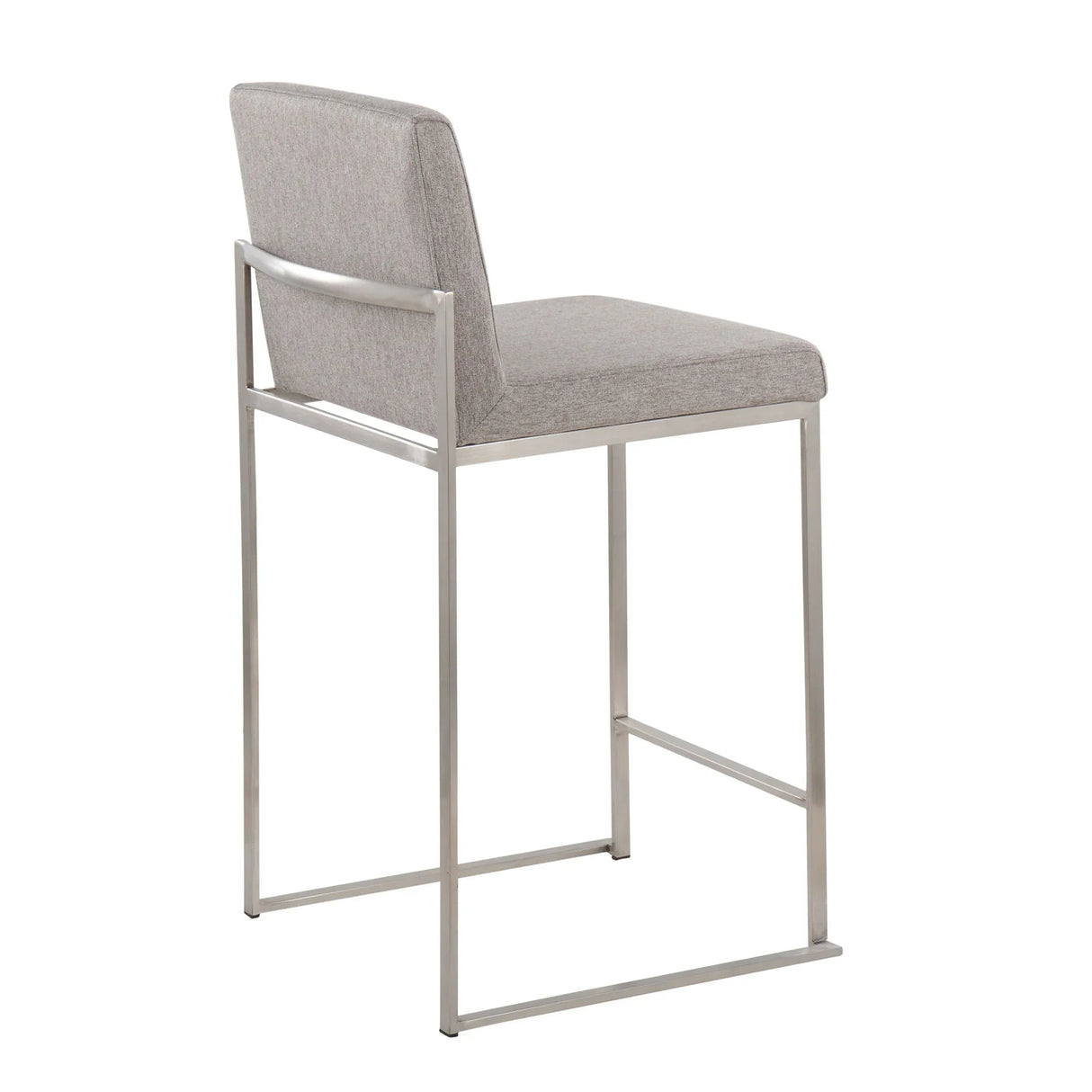Fuji - Contemporary High Back Counter Stool, Functional Design - Furniture Home Direct