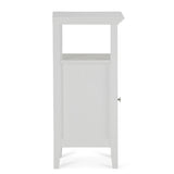Acadian - Floor Storage Cabinet - Pure White - Furniture Home Direct