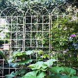 Metal Garden Rustproof Trellis For Climbing Plants Outdoor Flower Support - Furniture Home Direct