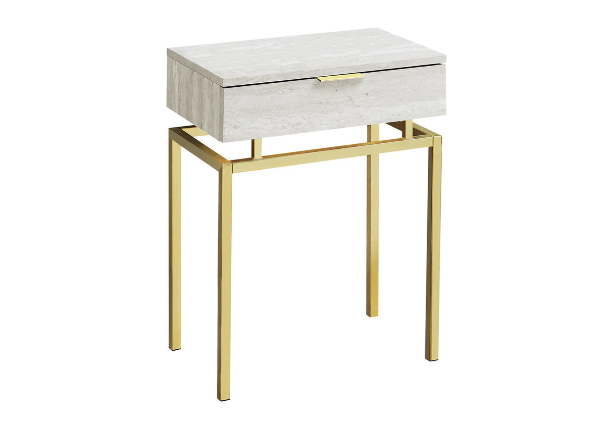 Spacious Table Top Accent Side Table, Storage Drawer, Contemporary & Modern - Furniture Home Direct