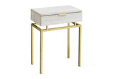 Spacious Table Top Accent Side Table, Storage Drawer, Contemporary & Modern - Furniture Home Direct