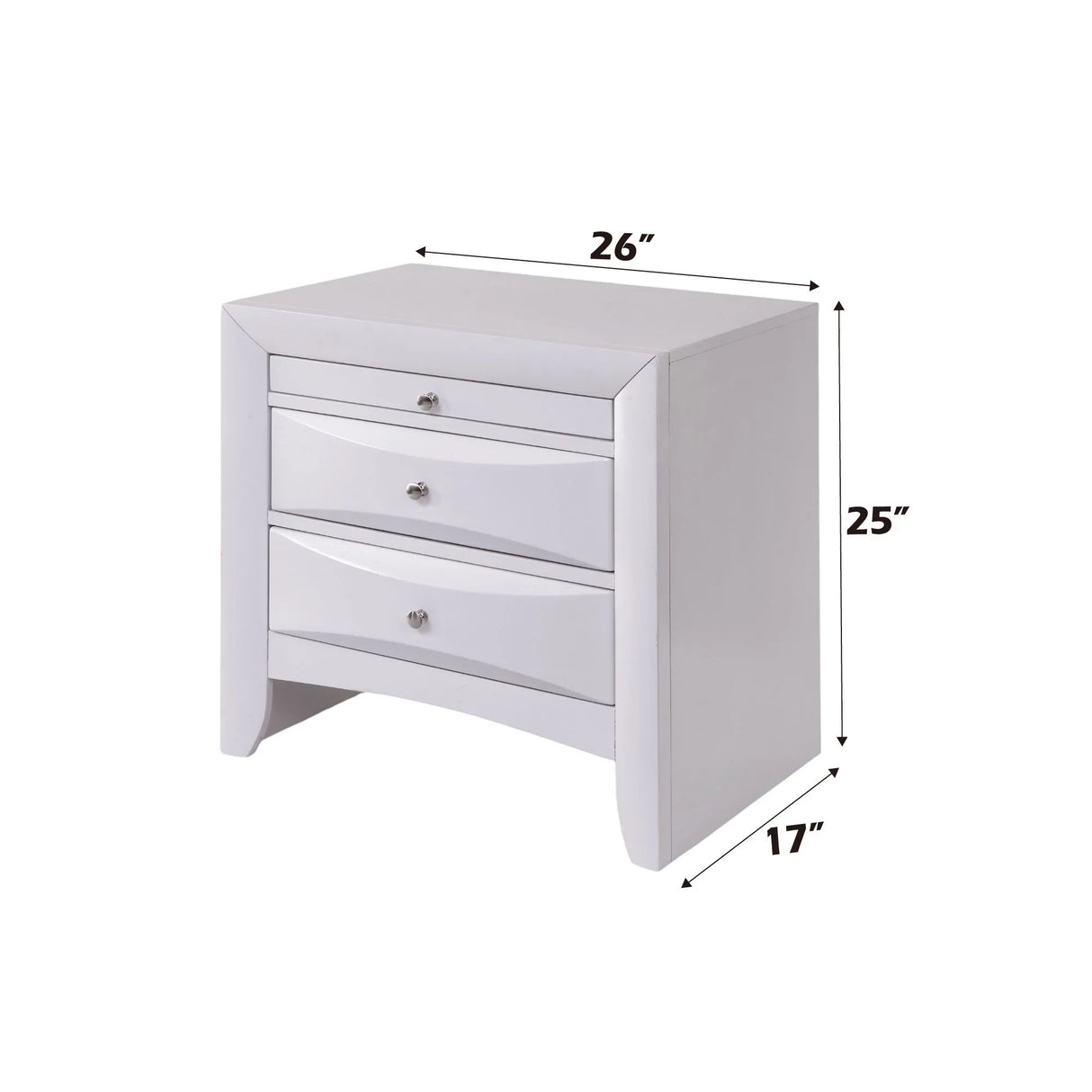 Ireland - Elegant Design Nightstand - Furniture Home Direct