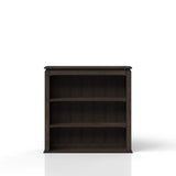 Two Shelf Bookcase Hutch - Chocolate - Furniture Home Direct