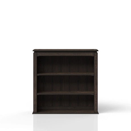 Two Shelf Bookcase Hutch - Chocolate - Furniture Home Direct