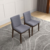 Laura - Mid-Century Modern Solid Wood Dining Chair (Set of 2) - Furniture Home Direct