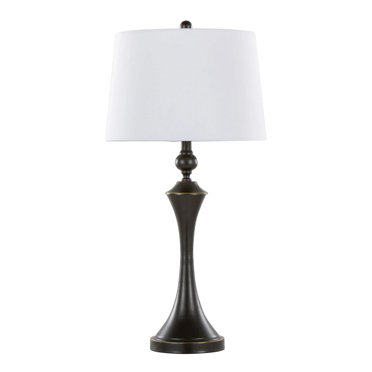 Flint - Contemporary Table Lamp Built In USB Port (Set of 2) - Furniture Home Direct