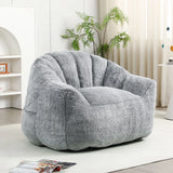 Beanbag Chair, Beanbag Sofa Chair With Armrests Stuffed High Density Foam - Furniture Home Direct
