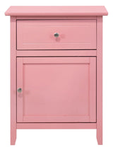 Izzy - 1 Drawer /1 Door Nightstand - Furniture Home Direct