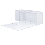 Modern Cabinet Bed With Desk and Storage - Queen Size - Furniture Home Direct