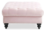 Soft Charming Traditional Ottoman - Furniture Home Direct