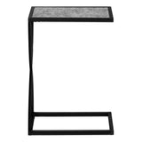 End Table With Faux Stone Table top - Gray - Furniture Home Direct