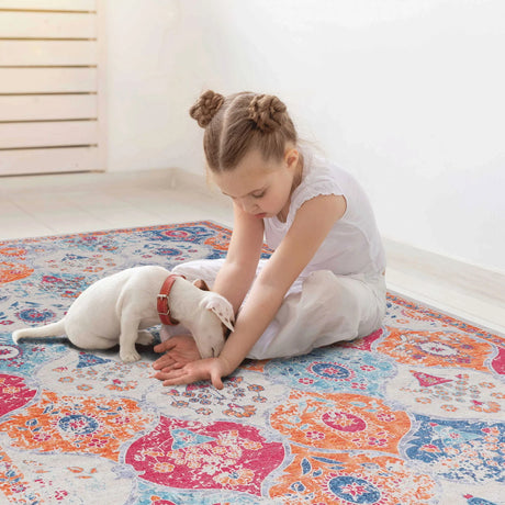 Maval - Stunning Washable Area Rug - Furniture Home Direct