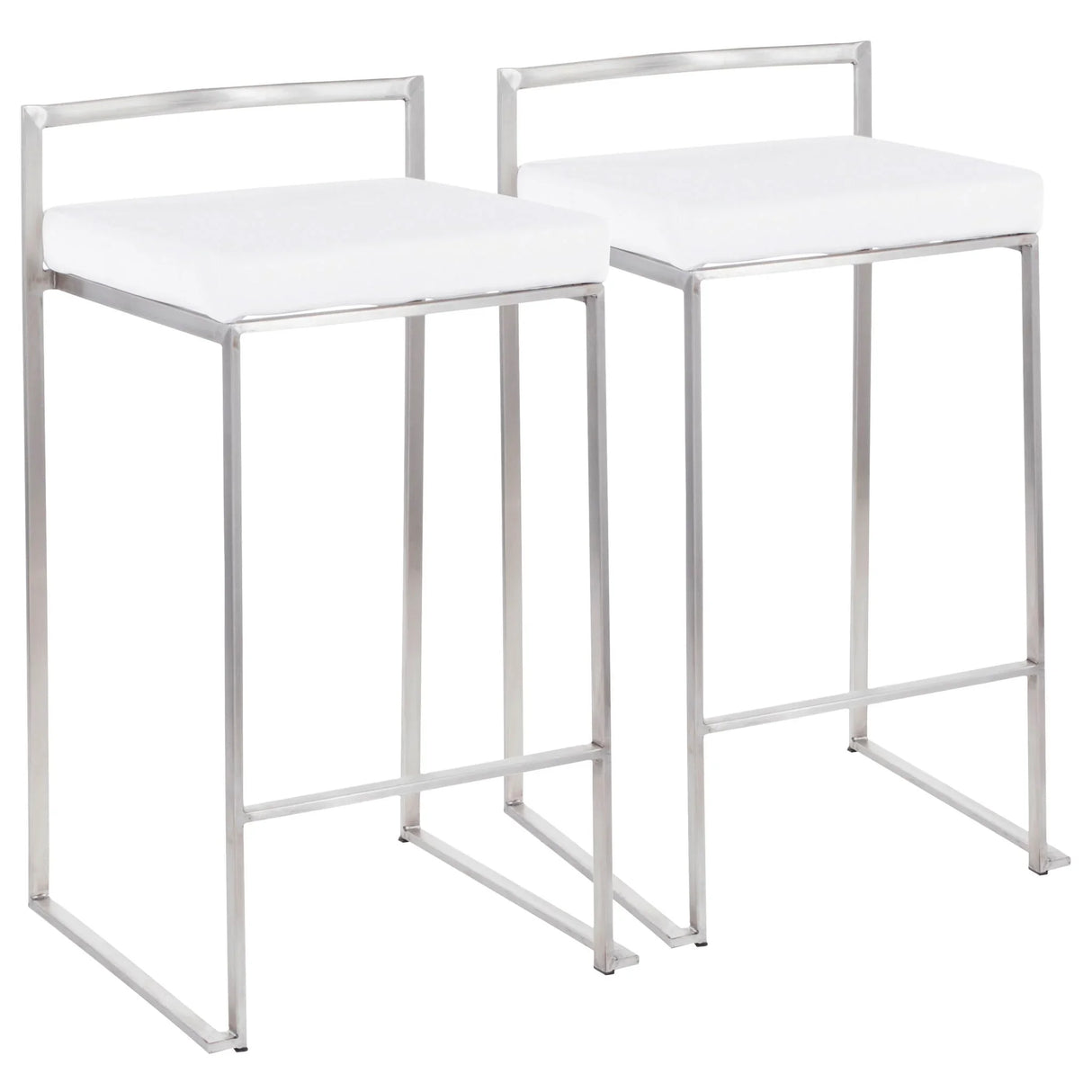 Fuji - Contemporary Elegant Stackable Counter Stool Set - Furniture Home Direct