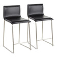 Mara - Contemporary Counter Stool (Set of 2) - Furniture Home Direct