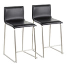 Mara - Contemporary Counter Stool (Set of 2) - Furniture Home Direct