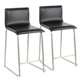 Mara - Contemporary Counter Stool (Set of 2) - Furniture Home Direct