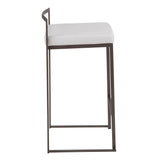 Fuji - Industrial Stackable Counter Stool Elegant Design - Furniture Home Direct