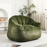 Beanbag Chair, Beanbag Sofa Chair With Armrests Stuffed High Density Foam - Furniture Home Direct