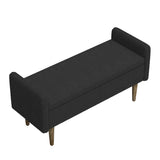 Teddy Velvet Storage Stool With Storage Space For Apartments - Furniture Home Direct
