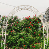 Metal Garden Arch Assemble Freely With 8 Styles Garden Arbor Trellis Climbing Plants Support Rose Arch - Furniture Home Direct