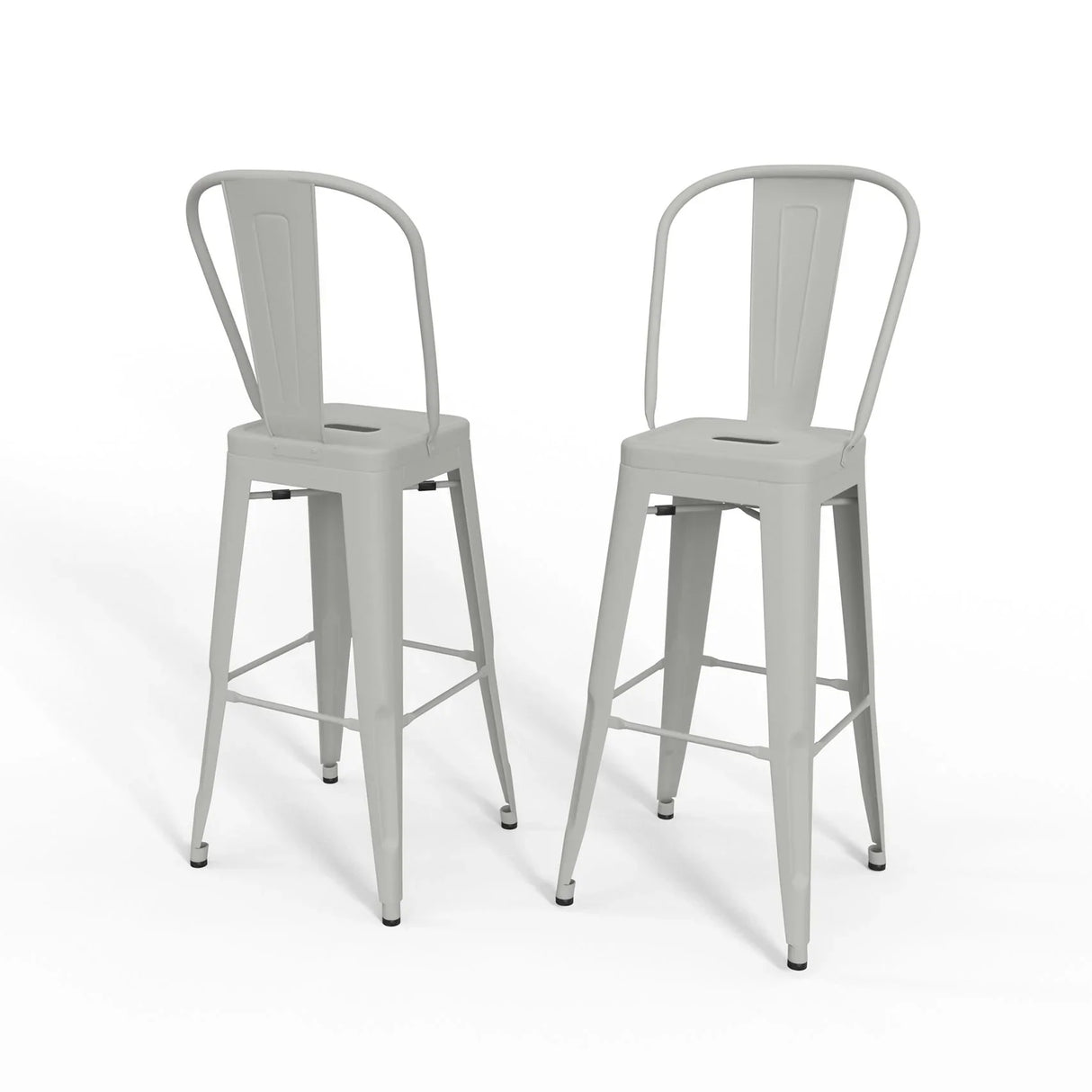 Fletcher - Handcrafted Metal Stool (Set of 2) - Furniture Home Direct