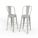 Fletcher - Handcrafted Metal Stool (Set of 2) - Furniture Home Direct