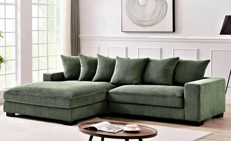 Luxe - Oversized 2 Piece Sectional Couches For Living Room, L Shaped Sofa With Chaise - Furniture Home Direct
