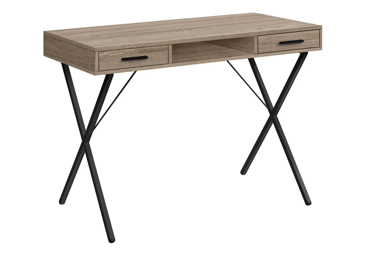 Computer Desk, Home Office, Laptop, Left / Right Set-Up, Storage Drawers, Work, Contemporary, Modern - Furniture Home Direct
