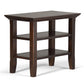 Acadian - Narrow Side Table, Handcrafted - Furniture Home Direct