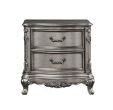 Ariadne - Nightstand - Antique Silver - Furniture Home Direct