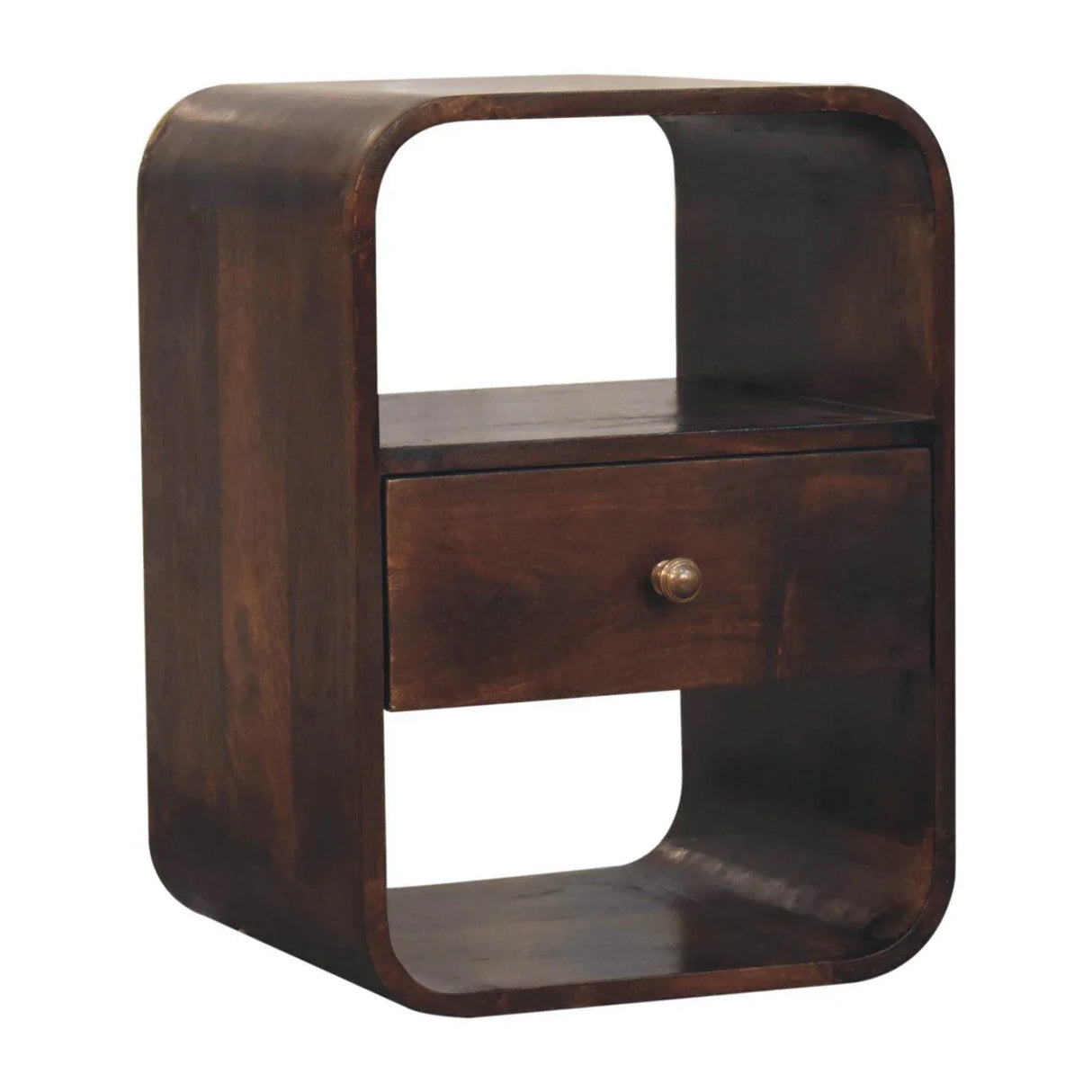 Curve Drawer Nightstand - Furniture Home Direct
