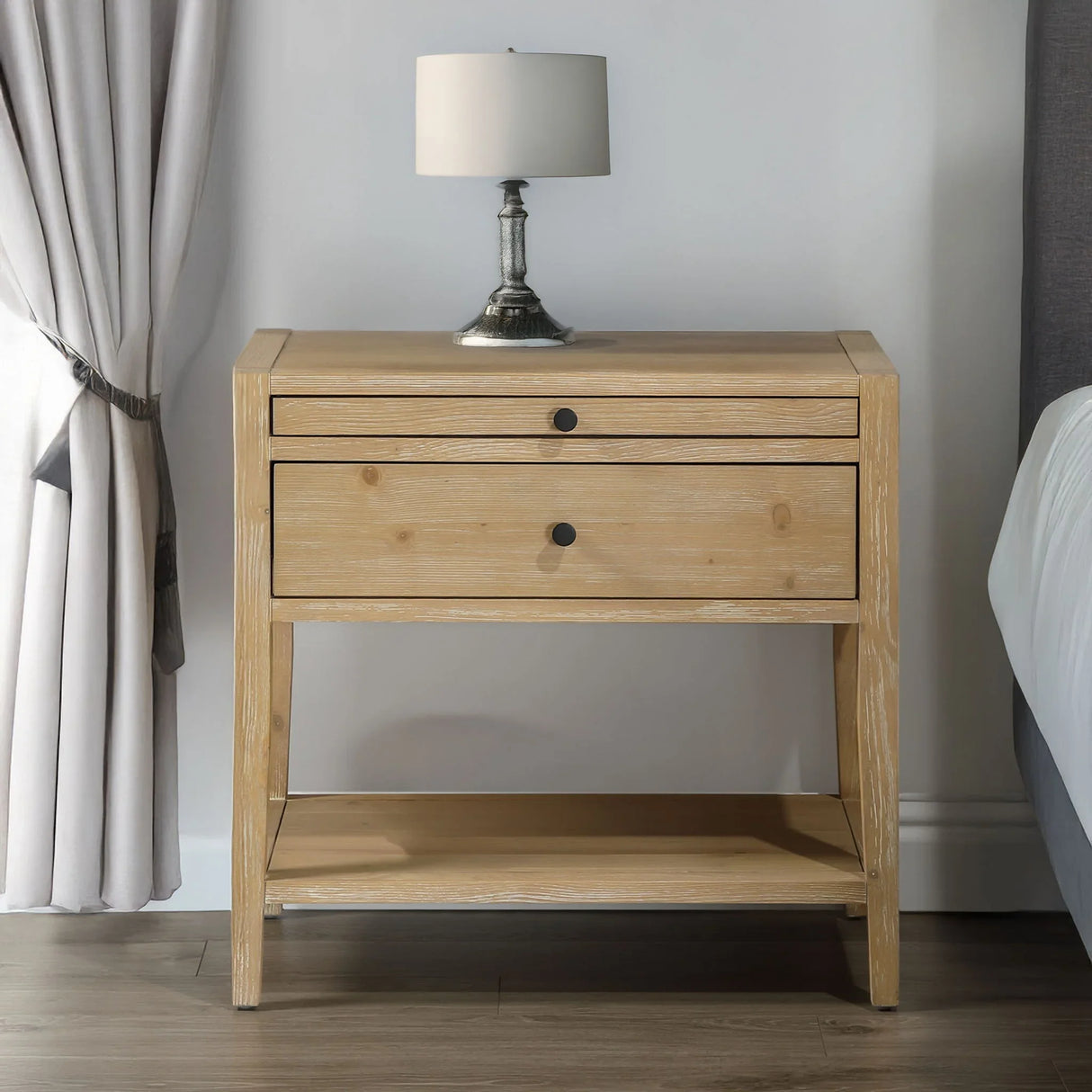 Sunveil - 1 Drawer Nightstand - Furniture Home Direct