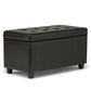 Cosmopolitan - Upholstered Storage Ottoman - Furniture Home Direct