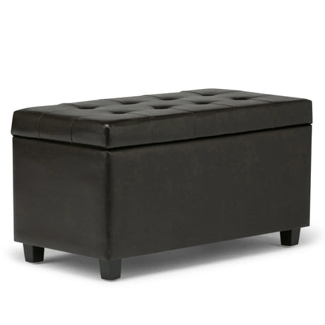 Cosmopolitan - Upholstered Storage Ottoman - Furniture Home Direct