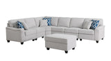 Leo - Comfor Modular Sofa And Ottoman - Furniture Home Direct