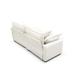 Corduroy 2 Piece Living Room Set - Off White - Furniture Home Direct