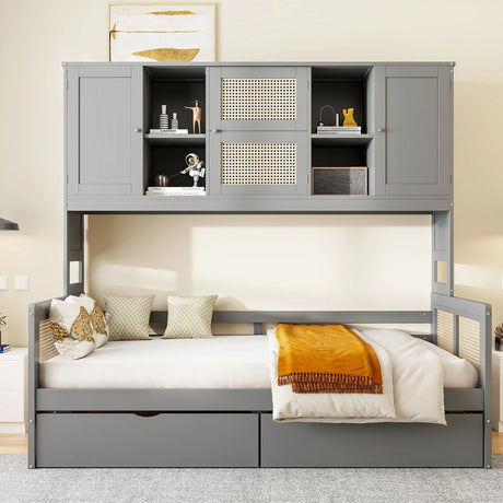 Daybed And All In One Cabinet And Shelf - Furniture Home Direct