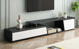 Minimalist Rectangle Extendable TV Cabinet With 2 Drawers And 1 Cabinet - Furniture Home Direct