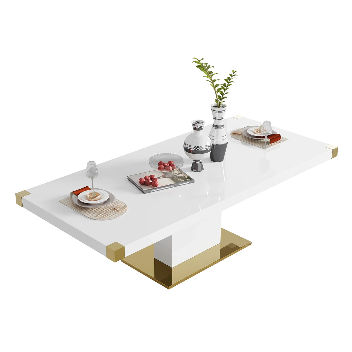 Top Dining Table With Finish Corner - Furniture Home Direct