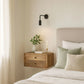 Curved Wall Mounted Bedside Nightstand - Furniture Home Direct