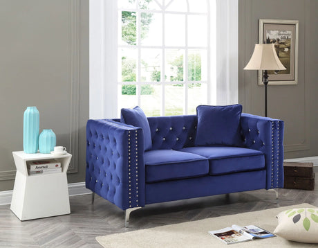 Elegant Track Arm Loveseat - Furniture Home Direct